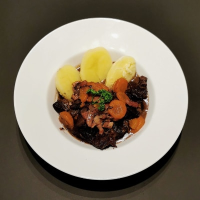 boeuf bourguignon restaurant anglet le bouillon francais